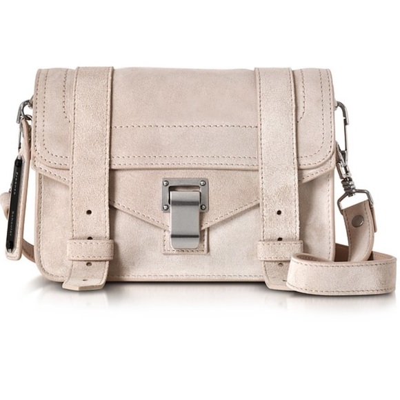 Proenza Schouler Handbags - Proenza Schouler PS1 Mini Suede Sand Color